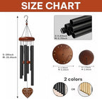 Personalized Mom Memorial Wind Chime – “You Left Me with Beautiful Memories” Custom Name & Years – Heart Shaped Angel Wing Sympathy Gift – Outdoor Remembrance Windchime for Loss of Mother or Wife - Image 2