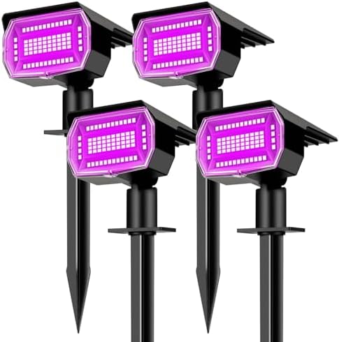 nipify Solar Spot Lights Outdoor, Solar Powered Waterproof Spotlight by Nipify
