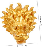 Dragon Head Fountain Wall Mounted Resin Decor for Garden Wall - Image 2
