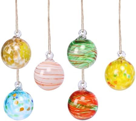 VCUTEKA Hanging Garden Gazing Balls, Glass Witch Ball for Outdoor Decor, 3" by VCUTEKA