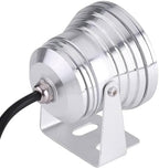 4PCS Underwater Pond Spotlight - Submersible LED Fountain Lamp, 12V/24V with Remote Control Underwater Led Lights, IP68 Waterproof Convex Mirror RGB Pool Lights,Silver(RGB)-24V(10w) - Image 7