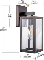 GRUENLICH Outdoor Wall Light Fixture Dusk to Dawn, Tempered Glass - Image 6