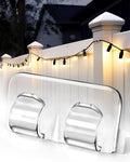 Hetyue Hooks for Outdoor String Lights Clips: 66Pcs Heavy Duty Light Hook with Waterproof Adhesive Strips - Outside Clear Cord Holders for Hanging Christmas Lighting - Outdoors Sticky Clip by Createproductswithheart