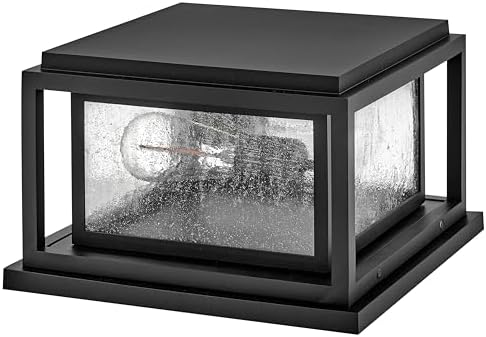 Hinkley Republic Small Pier Mount Lantern, Low Voltage Black - Image 5