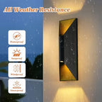 Outdoor Wall Lights, 15" Up and Down Exterior Lighting Fixtures - Image 2