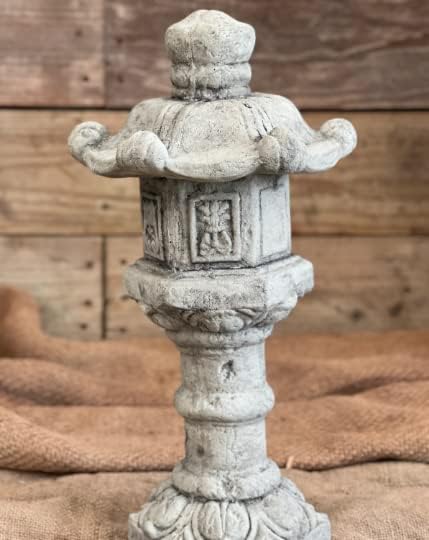 Japanese Stone Pagoda Garden Concrete Pagoda Oriental Latern Figurine Zen Garden Decoration Asian Outdoor Decor - Image 6