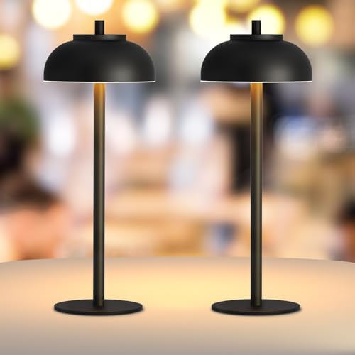 Cordless Table Lamps Rechargeable,Battery Operated Light LED 2 Pack by Moragin