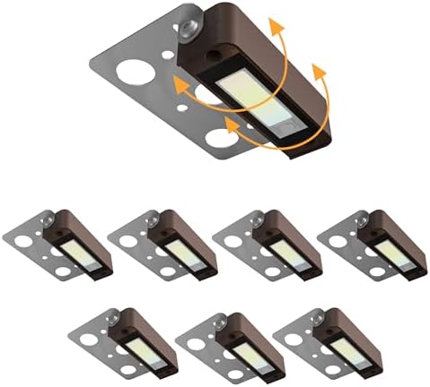 4" LED Retaining Wall Lights, 8-Pack Low Voltage Landscape Lights by Lawyettle