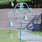 Dragonfly Metal Garden Art,Decorative Garden Stake with Bells for Outside - Image 2