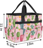 Cactus Cacti Garden Tool Bag with Hard Bottom and 10 Pockets - Image 3