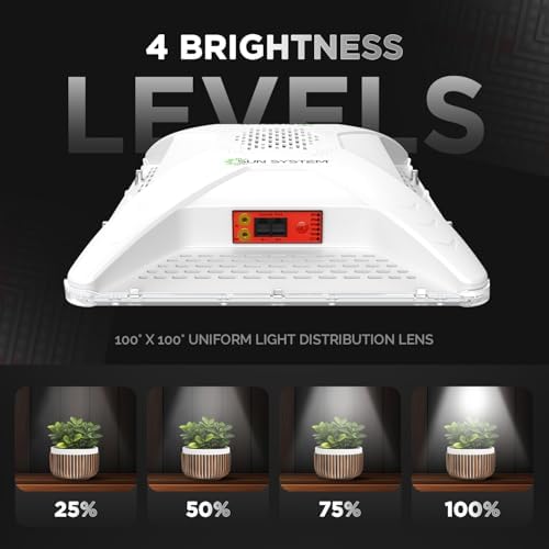 Sun System P4000 HelioGrow LED Grow Light for Indoor Plants - 400 Watt, High Efficiency Full Spectrum Dimmable Diodes, Daisy Chain up to 512 Units, 2 Year Warranty, Mounting Hardware Included - Image 4