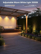 APPECK Landscape Lighting, RGBW Spotlights with APP Control,8 Pack - Image 5