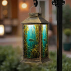 Solar Lantern Outdoor Waterproof Kelp Forest Sea Garden Decor LED Hanging Solar Lights Tabletop Lamp Gifts for Women Mom Outside Yard Patio Porch by DERUINVAIO