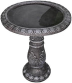 24.4" H Concrete Bird Bath for Outdoors - 24.4" H * 20" Φ Bird Bath for Outside, Classical Birdbath Patio Decor - Image 7