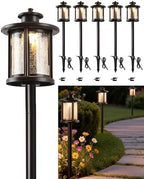 LITFIT Low Voltage Landscape Lighting, 6-Pack LED Pathway Lights Outdoor by LITFIT