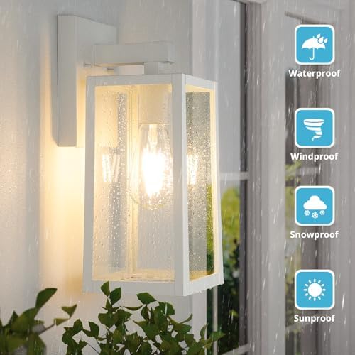 MAXvolador Outdoor Wall Light Fixtures, Exterior Waterproof Wall Lanterns - Image 4