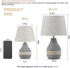 10" H Small Rechargeable Cordless Ceramic Table Lamp, Coastal - Image 3