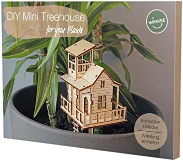 Winkee - DIY Mini Tree House Flower Pot - Build Your Own Indoor Decoration in 5 Minutes - Image 4