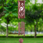 FSVGYY Solar Flamingo Wind Chime 30 Inch Metal Outdoor Hanging Light - Image 6