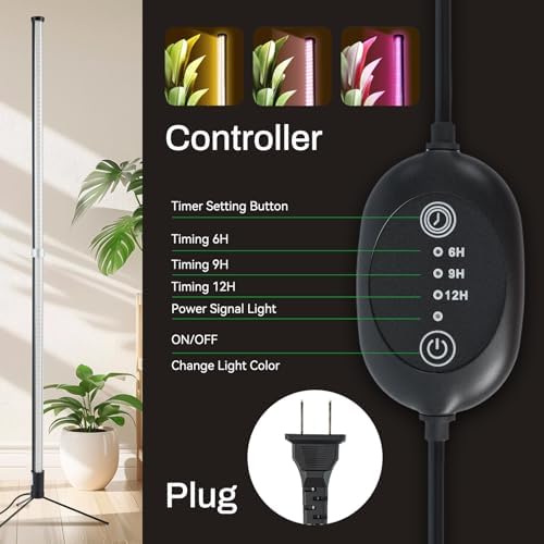 Standing Grow Lights for Indoor Plants, 4FT Plant Growing Lamps for Office - Image 6