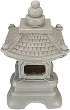 Northlight 13.5" Dark Gray Pagoda Outdoor Garden Statue - Image 5
