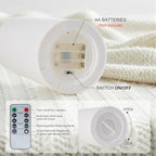 Amagic 12"x5" Large Waterproof Outdoor Flameless Candles with Remote Timer - Image 6