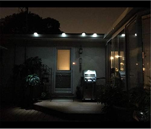 Ulalaza 6Pcs Outdoor Solar Gutter Lights Smart LED Night Light for Yard Driveway Lawn Pathway (White) - Image 7