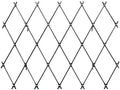 Achla FT-32G Designs Wall Mounted Lattice Garden Trellis, Graphite by ACHLADesignsHomeGarden