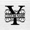 Metal Sign Y Custom Name Initial Letter Monogram Country Long Lasting Steel Metal Wall Decor Art Sign Modern Metal Door Hanger Sign for Patio Patio Decor Wedding Gift 24 Inch by Unknown