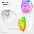 Led Submersible Pond Lights with Remote, 2.8 in Ip68 Waterproof, 2 Pack with 16 Colors & Suction Cups - Image 2