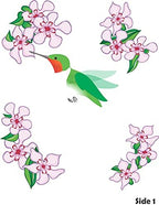 Hummingbird Wood Wind Spinner - Made in USA - Image 2