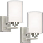 VerRon Set of 2 Wall Sconces for Bathroom, Modern Vanity Light Fixtures by WelcometoVerRon