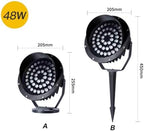 Outdoor Landscape Lights - IP65 Waterproof LED Spotlights for Trees, AC 220V Plug-in Uplights, Ideal for Villa, Garden, Park & Courtyard Lighting - Image 2