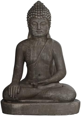 John Timberland Sitting Buddha 29 1/2" High Sandstone Outdoor Statue by JohnTimberland