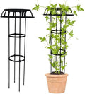 Quibbay 41.3 Inch Mushroom Top Garden Trellis for Climbing Plants,2 Pack by Unknown