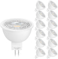 Mlambert 12 Pack MR16 LED Bulbs 5W GU5.3 12V Spotlights, 3000K Soft White by Mlambert
