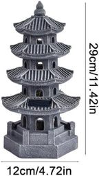Solar Pagoda Garden Statue LED Zen Decor for Outdoor Yard - Image 3