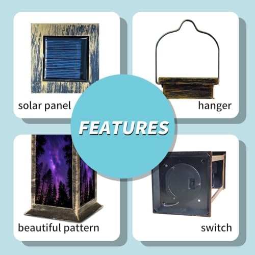 Fluorescent Forests Solar Lanterns Outdoor Waterproof - Image 4