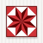 BQ004-02 BARN Quilt Block Outdoor Square | 6 Sizes | Outside Pattern | Wall Art | Yard Art | Barn Quilt Sign | Farm Quilt Design (34" x 34" 1 Sided) by SignStuffInc