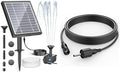 Biling Solar Fountain for Bird Bath, Solar Panel Kit Outdoor Solar Water Pump with 4ft Tubing for Hummingbird Bath, Small Pond and Fish Tank by biling
