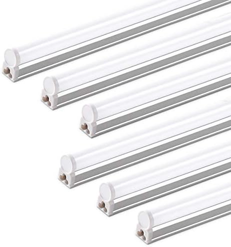 Barrina T5 LED Shop Light 2FT, 6500K (Super Bright White) 10W 1100lm 6 Pack by Barrina