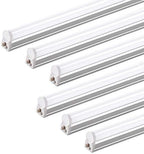 Barrina T5 LED Shop Light 2FT, 6500K (Super Bright White) 10W 1100lm 6 Pack by Barrina