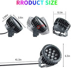 48W Wall Washer LED Lights, RGB 5000K Daylight Color Changing Wall Washer Light with Remote,IP65 Waterproof Outdoor LED Light Bar Suitable for Patio,Landscape Lighting Projects - Image 3