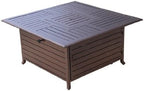 Hiland F-1108-FPT 42,000 BTU Aluminum Propane Fire Pit Inlaid, Large, Bronze - Image 2