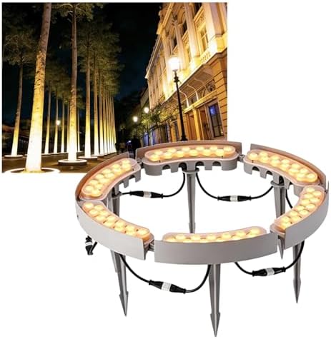 IP65 Waterproof LED Tree Light, Outdoor Landscape Uplight with Anti-Dazzling Lens, Aluminum Housing for Yard Pathway(6 Lights) by KPHYMOD