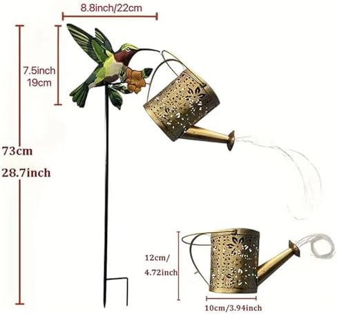 Watering Can Solar Light Outdoor Solar Powered Lighting - Image 5