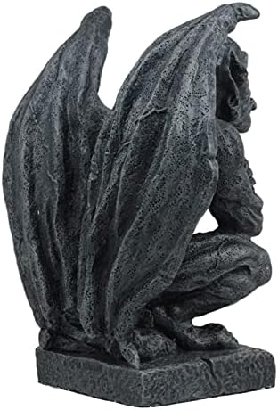 Ebros Winged Watchman Gothic Troll Gargoyle Statue Night Sentry Guardian Gargoyle Decorative Figurine 6.5" Tall - Image 6