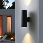 mirrea 18" Dusk to Dawn Outdoor Porch Light, Matte Black, Pack of 2 - Image 6
