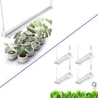 Barrina TX72 4FT Grow Light for Indoor Plants & TX18 1FT High PPFD 5000K Full Spectrum Grow Light Strip for Plant Shelves 4 Packs Bundle by Barrina