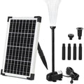 ECO-WORTHY Solar Water Fountain Pump Kit 216 GPH Flow 13W Adjustable Dry-Run Protection Solar Pond Pump Monocrystalline Solar Panel Powered Water Pump for Ponds, Garden, Waterfall, Pool, Birdbath by ECO-WORTHY